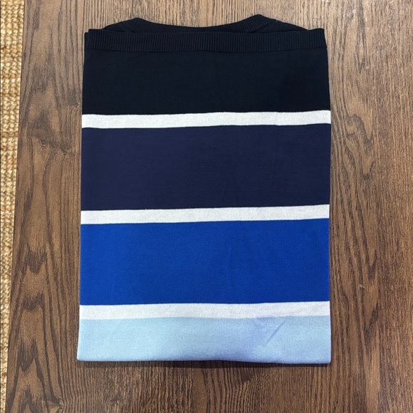 Ron Dorff - Sweden Men's Striped knitted T-Shirt - Red, Blue, and Black, Size XL - Picture 3 of 8